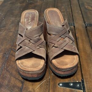 Casadei Dark Brown Men's Sandals